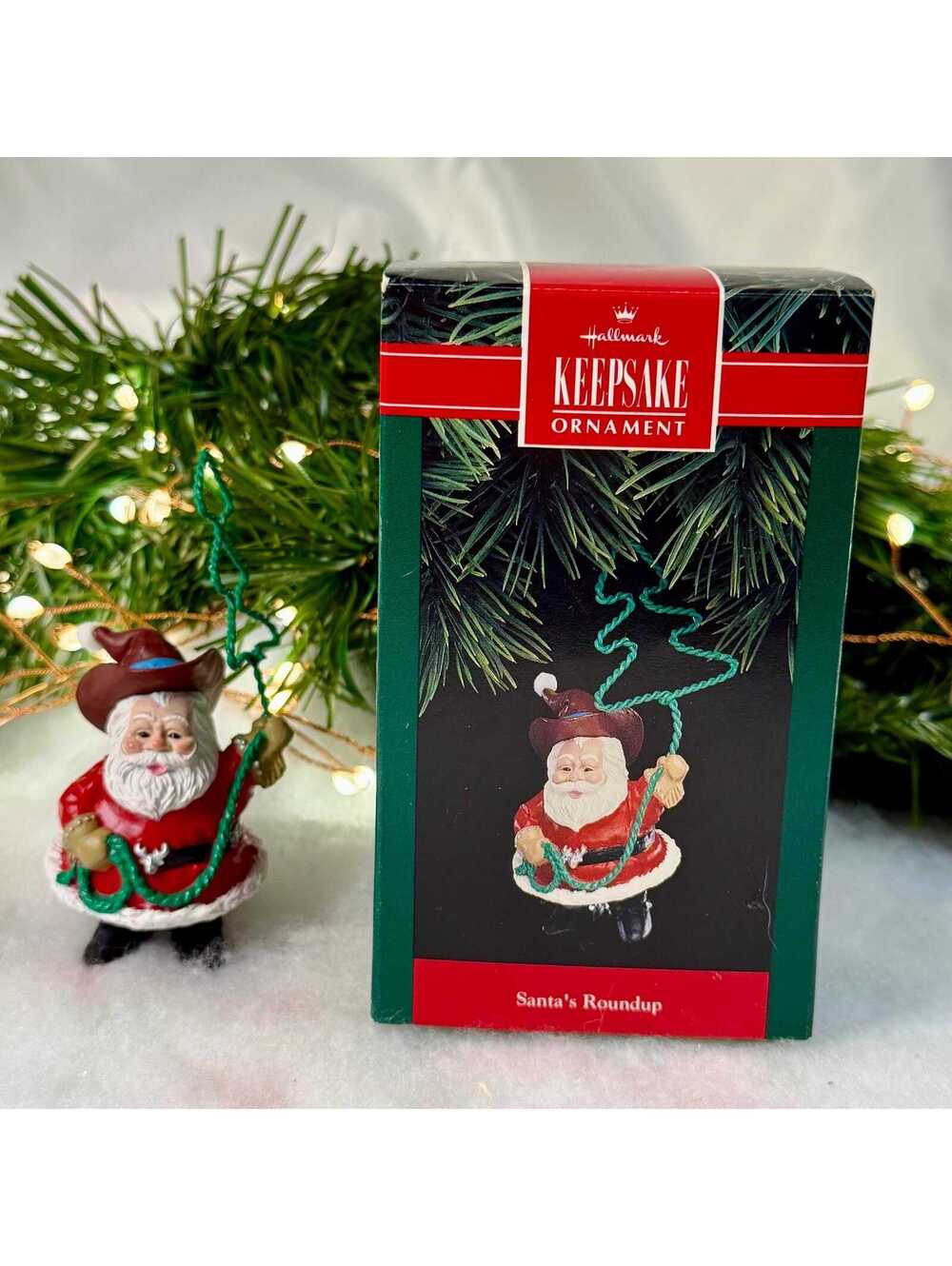 Santa’s Roundup - Hallmark Keepsake Ornament - 1992